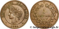 5 centimes Cérès 1880 Paris F.118/21 TTB48 