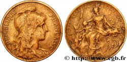 5 centimes Daniel-Dupuis 1905  F.119/15 TTB45 