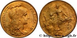 5 centimes Daniel-Dupuis 1907  F.119/17