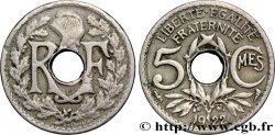 5 centimes Lindauer, petit module 1922 Paris F.122/4 TTB40 