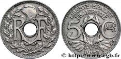 5 centimes Lindauer, petit module 1937 Paris F.122/20 TTB48 