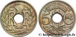5 centimes Lindauer, maillechort 1938 Paris F.123A/2 SUP55 