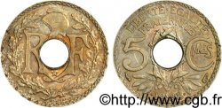 5 centimes Lindauer, maillechort, avec étoile 1938 Paris F.123/1