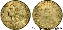 5 centimes Marianne 1967 Paris F.125/3 TTB48 