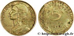 5 centimes Marianne 1968 Paris F.125/4 TTB48 