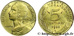 5 centimes Marianne, 3 plis 1992 Pessac F.125/29 SUP58 