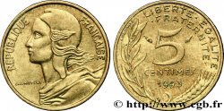 5 centimes Marianne, 4 plis 1993 Pessac F.125/33 SUP58 