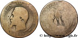 Dix centimes Napoléon III, tête nue 1852 Paris F.133/1 B8 