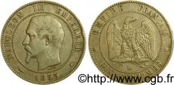 Dix centimes Napoléon III, tête nue 1853 Strasbourg F.133/4 TTB40 