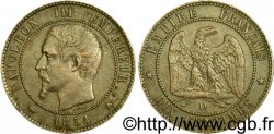 Dix centimes Napoléon III, tête nue 1854 Lyon F.133/15 TTB40 