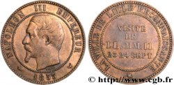 Module de dix centimes, Visite impériale à Lille les 23 et 24 septembre 1853 1853 Lille VG.3365  TB35 