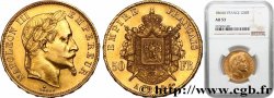50 francs or Napoléon III, tête laurée 1864 Paris F.548/4
