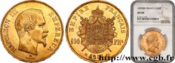 100 francs or Napoléon III tête nue 1855 Strasbourg F.550/2