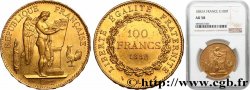 100 francs génie, tranche inscrite en relief Dieu protège la France 1882 Paris F.552/5
