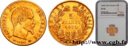 5 francs or Napoléon III tête nue, grand module 1860 Paris F.501/11