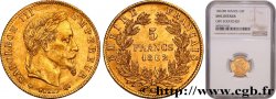 5 francs or Napoléon III, tête laurée 1862 Strasbourg F.502/2