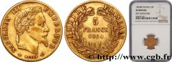 5 francs or Napoléon III, tête laurée 1864 Strasbourg F.502/6