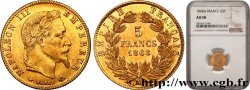 5 francs or Napoléon III, tête laurée 1868 Paris F.502/13