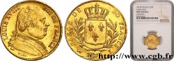20 francs or Louis XVIII, buste habillé 1814 Bordeaux F.517/3