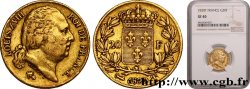 20 francs or Louis XVIII, tête nue 1820 Nantes F.519/22
