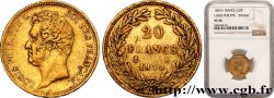 20 francs or Louis-Philippe, Tiolier, tranche inscrite en creux 1830 Paris F.524/1