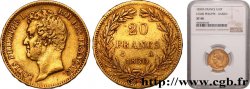 20 francs or Louis-Philippe, Tiolier, tranche inscrite en relief 1830 Paris F.525/1