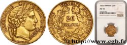20 francs or Cérès, oreille haute 1850 Paris F.529/2