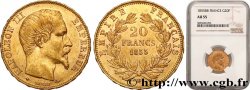 20 francs or Napoléon III, tête nue 1855 Strasbourg F.531/6