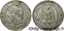Dix centimes Napoléon III, tête nue, satirique n.d. Paris F.133/