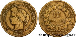 10 centimes Cérès 1873 Paris F.135/10 TB20 