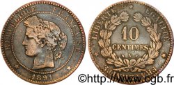 10 centimes Cérès 1891 Paris F.135/36