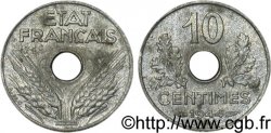 10 centimes État français, petit module 1944 Paris F.142/3 VF35 
