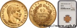10 francs Napoléon III tête nue, grand module 1859 Paris F.506/7