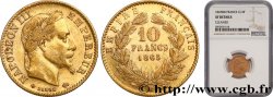10 francs or Napoléon III, tête laurée 1865 Strasbourg F.507A/10