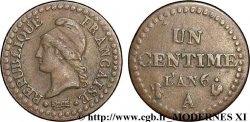 Un centime Dupré, grand 6 1798 Paris F.100/4