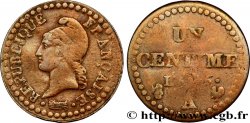 Un centime Dupré, 6 normal 1798 Paris F.100/3