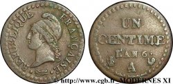 Un centime Dupré, 6 normal 1798 Paris F.100/3