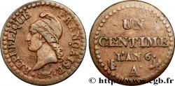 Un centime Dupré, 6 normal 1798 Paris F.100/3 TB30 