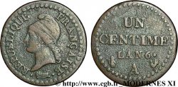 Un centime Dupré, 6 normal 1798 Paris F.100/3