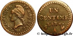Un centime Dupré, 6 normal 1798 Paris F.100/3