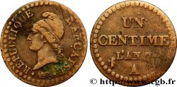 Un centime Dupré, 7 normal 1799 Paris F.100/15 TB35 