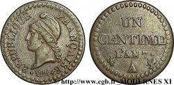 Un centime Dupré, 7 normal 1799 Paris F.100/15 TTB52 