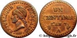 Un centime Dupré, 7 normal 1799 Paris F.100/15 TTB48 