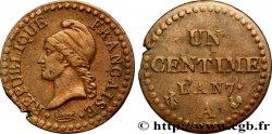 Un centime Dupré, grand 7 1799 Paris F.100/16 TTB40 