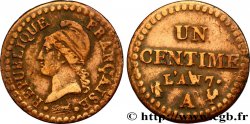 Un centime Dupré, 7 normal 1799 Paris F.100/15 TB35 
