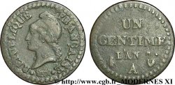 Un centime Dupré, petit 7 1799 Paris F.100/14 S35 