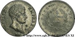 1 centime, essai en étain au portrait de Napoléon Ier n.d.  VG.-  TTB50 