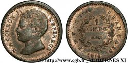 1 centime, essai en bronze sur flan lourd 1816  VG.2415  VZ60 