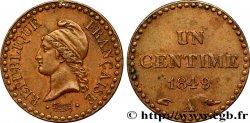 Un centime Dupré, IIe République 1849 Paris F.101/2 SUP55 