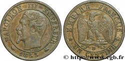 Un centime Napoléon III, tête nue 1853 Lyon F.102/4 TTB48 